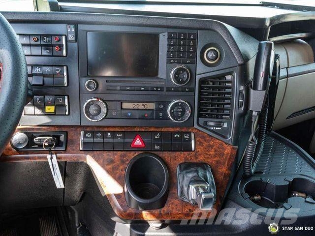 Mercedes-Benz Actros 2542 6x2 Palfinger PK 22002 EH Crane 平板栏板货车