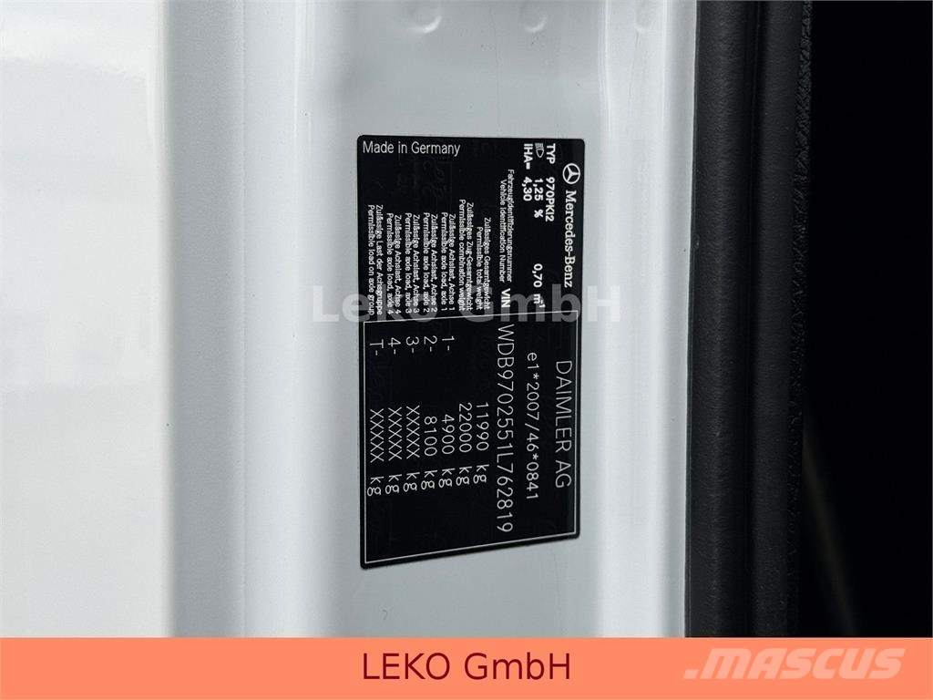 Mercedes-Benz Atego 1222 Isotermos y frigoríficos