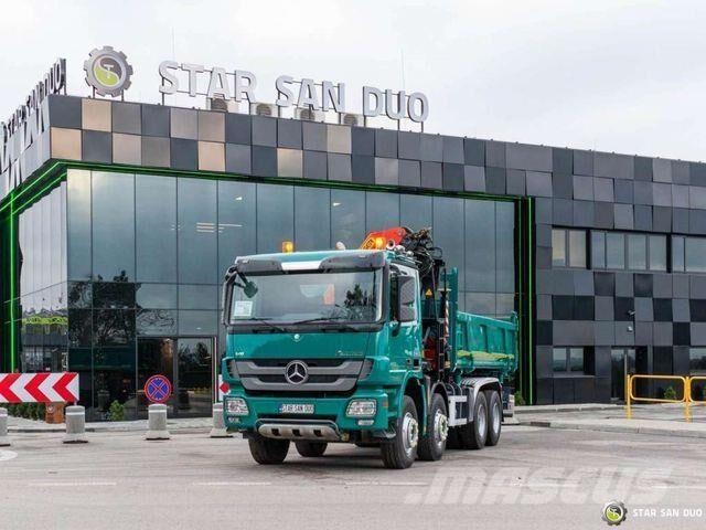 Mercedes-Benz ACTROS 4151 8x4 Palfinger PK 30002 K Crane Tipp 自卸式货车