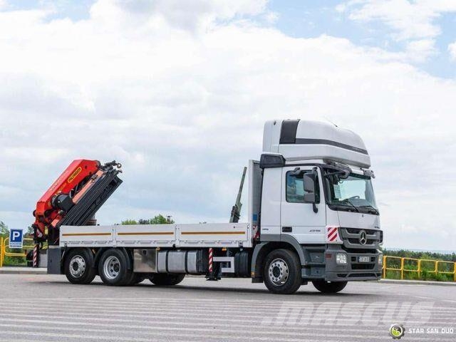Mercedes-Benz Actros 2546 6x2 Palfinger PK 53002 Crane Winch 平板栏板货车
