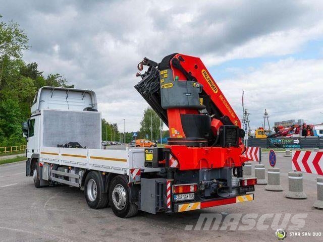 Mercedes-Benz Actros 2546 6x2 Palfinger PK 53002 Crane Winch 平板栏板货车