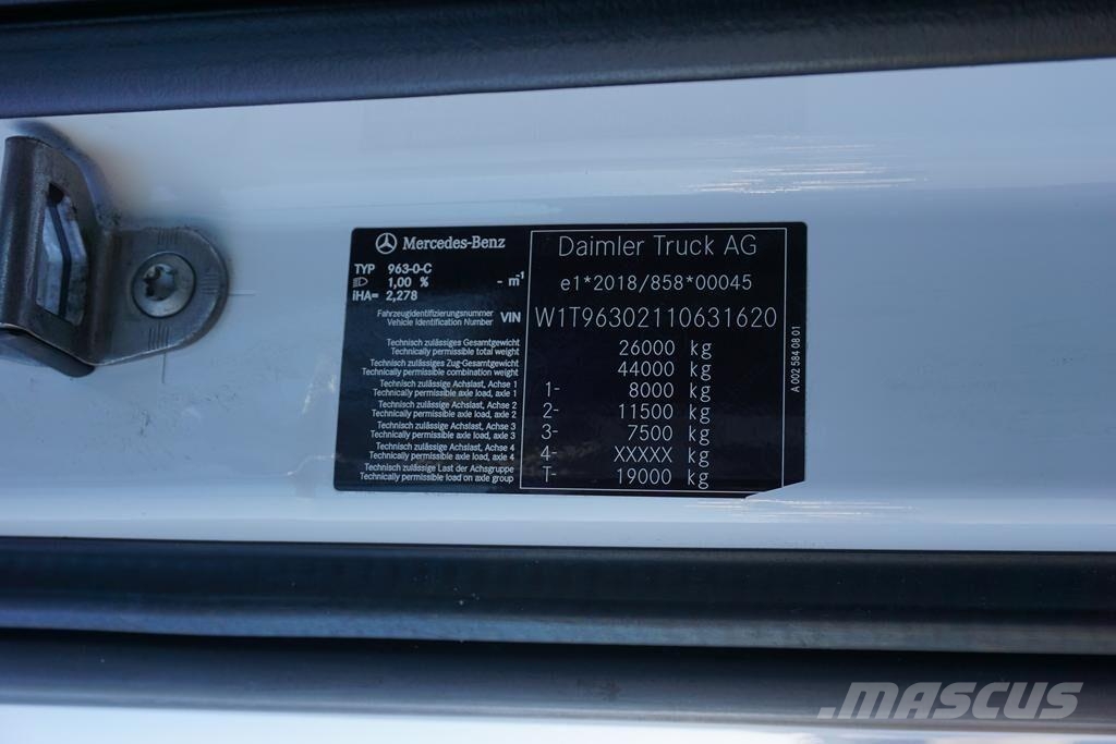 Mercedes-Benz ACTROS L / 2545 / ACC / E 6 / MP 5 / MEGA / ZESTAW 커튼사이더 트럭