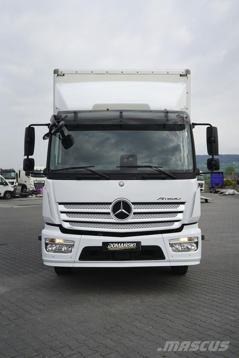 Mercedes-Benz ATEGO / 1221 / ACC / EURO 6 / KONTENER + WINDA / 1 Camion Fourgon