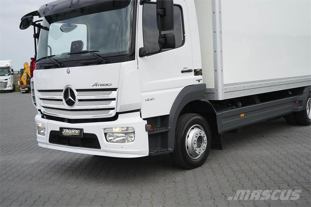Mercedes-Benz ATEGO / 1221 / ACC / EURO 6 / KONTENER + WINDA / 1 Camion Fourgon
