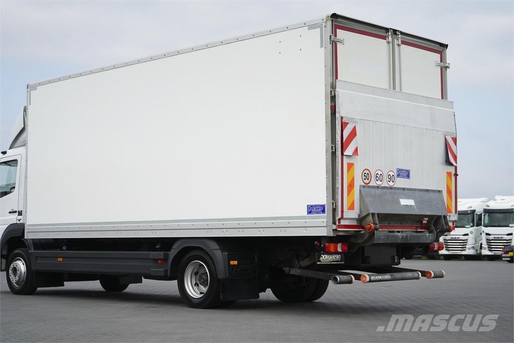 Mercedes-Benz ATEGO / 1221 / ACC / EURO 6 / KONTENER + WINDA / 1 Camion Fourgon