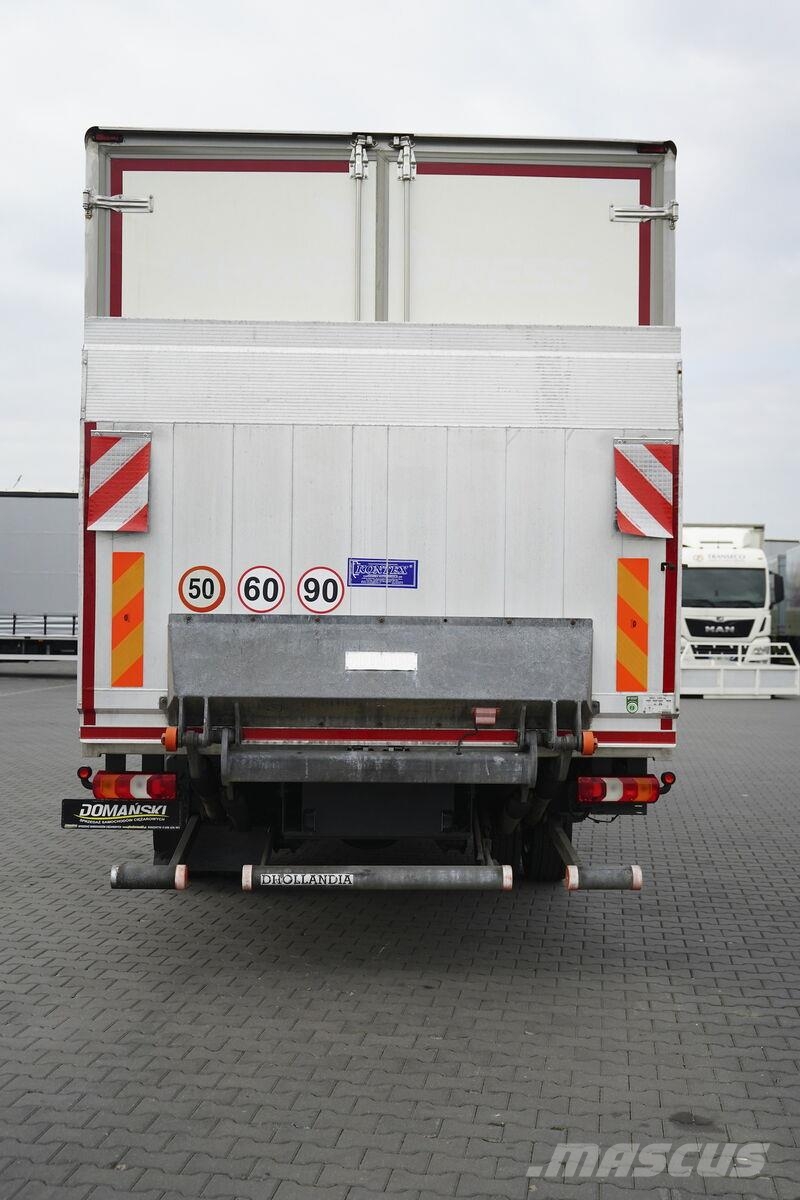 Mercedes-Benz ATEGO / 1221 / ACC / EURO 6 / KONTENER + WINDA / 1 Camion Fourgon