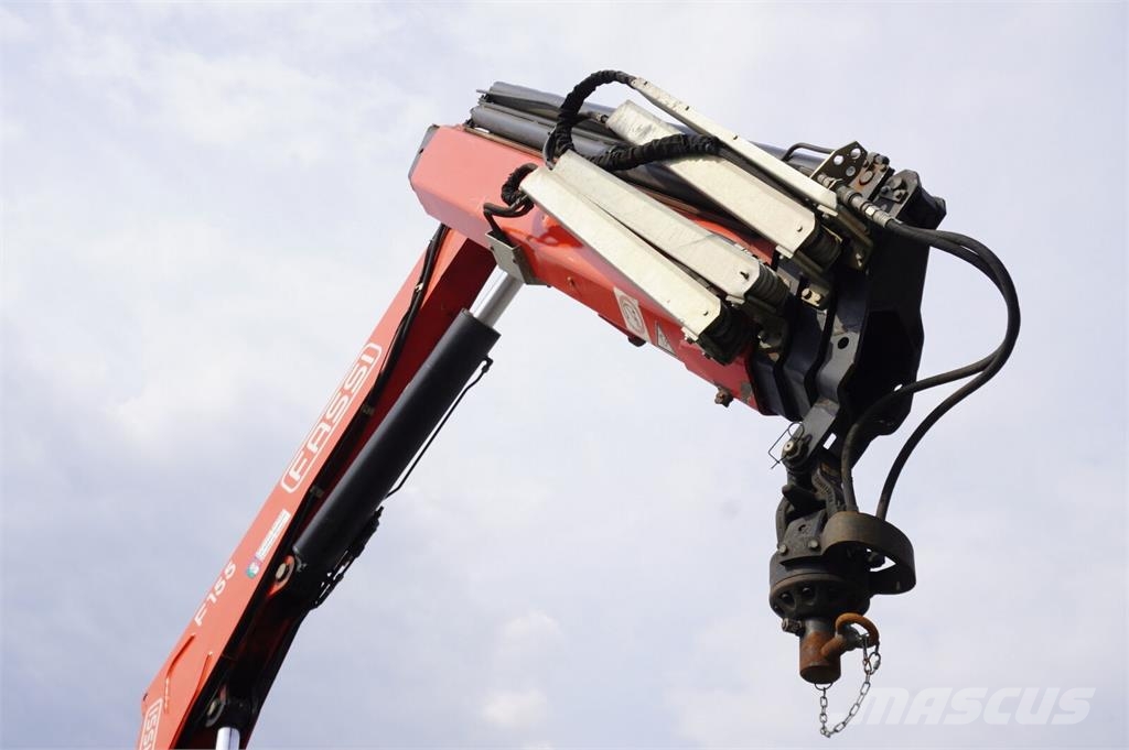 Mercedes-Benz Arocs 2633 flatbed truck / Crane FASSI F155A.0.23  Camiones de cama baja