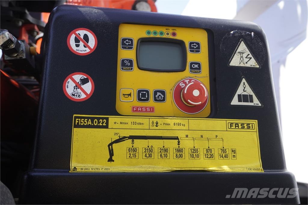 Mercedes-Benz Arocs 3236 8×4 / Crane Fassi F155A.0.22 / remote c Bañeras basculantes usadas