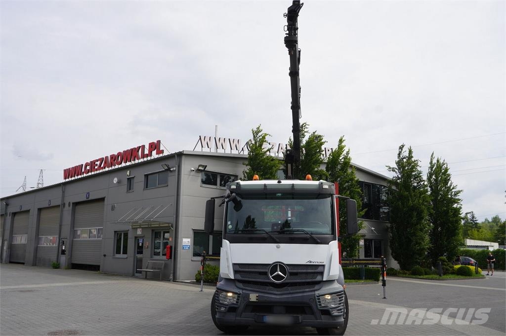 Mercedes-Benz Antos 2540 6x2-4 / HIAB X-HIDUO 188 ES-4 crane / R Camiones plataforma