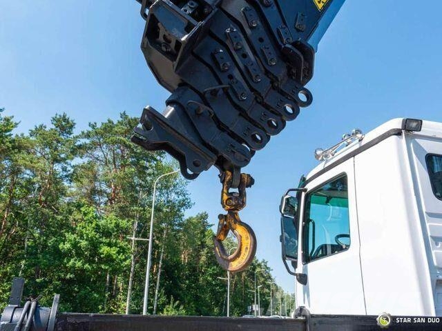 Mercedes-Benz Actrosr2044A 4x4 Hiab 211 EP-5 Crane 平板栏板货车