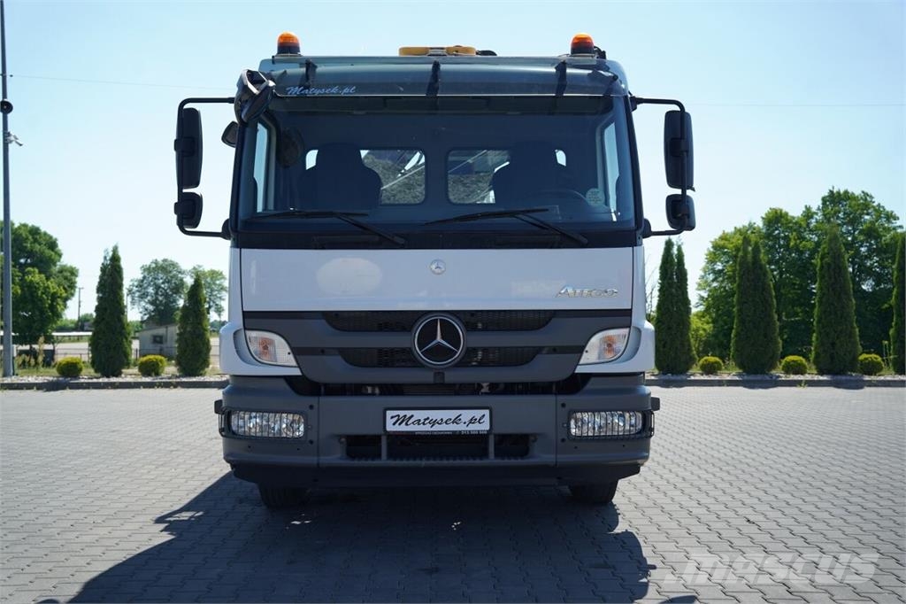 Mercedes-Benz ATEGO 15.24 / 4X2 / WYWROTKA + HDS HIAB 088 BS-2   自卸式货车