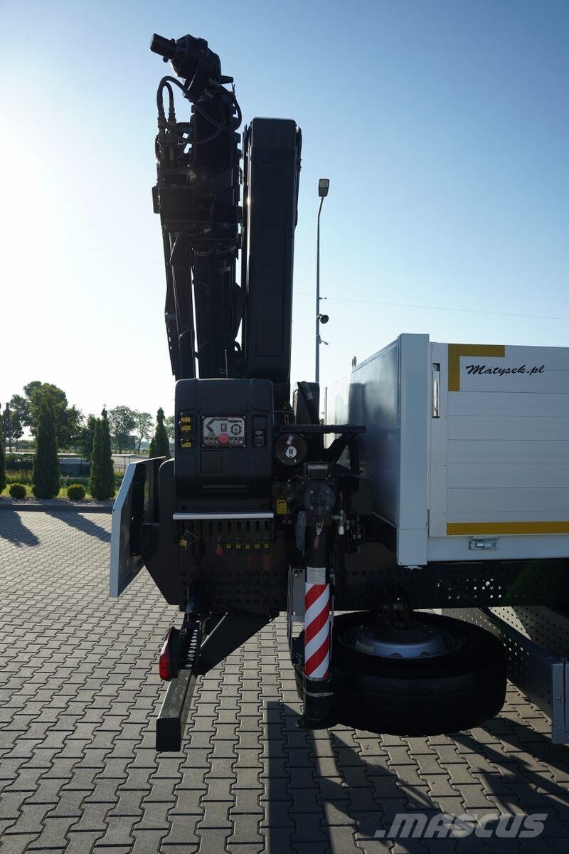 Mercedes-Benz AROCS 2636 / 6x4 / SKRZYNIOWY 7.6 M + HDS HIAB 188 平板栏板货车