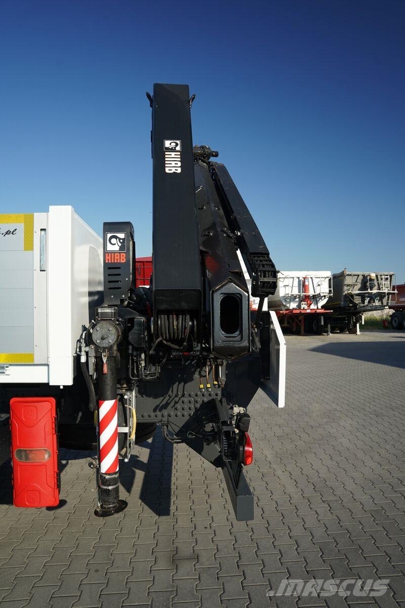 Mercedes-Benz AROCS 2636 / 6x4 / SKRZYNIOWY 7.6 M + HDS HIAB 188 平板栏板货车