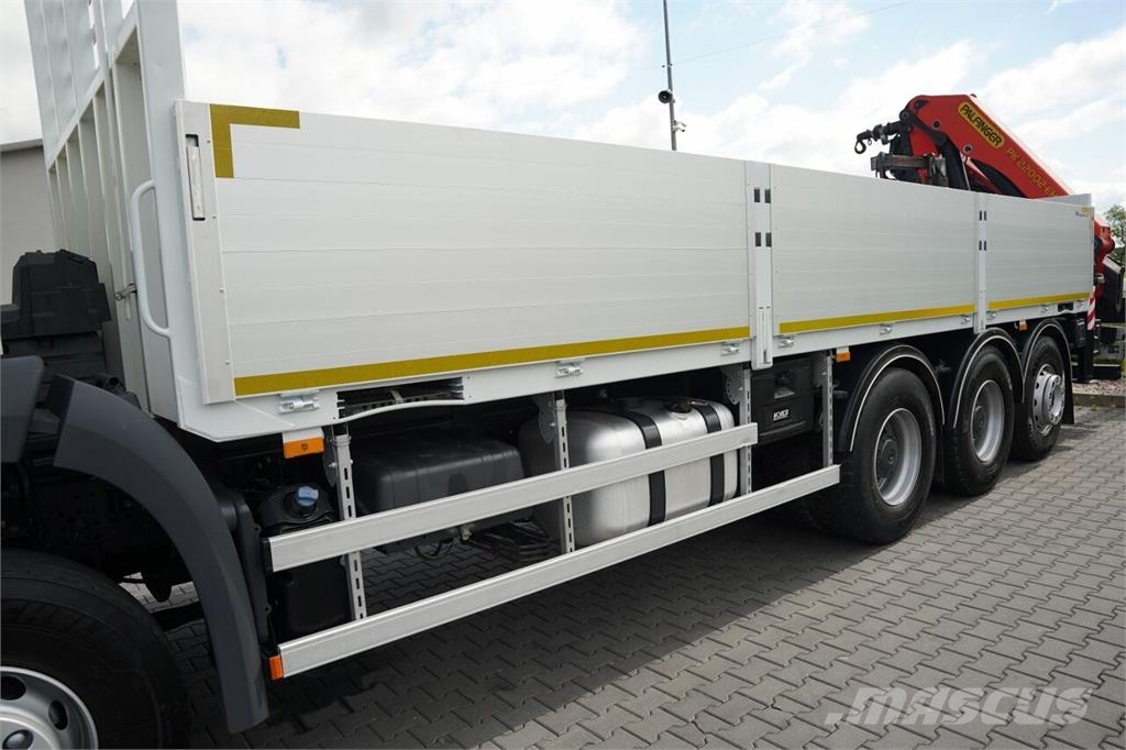 Mercedes-Benz AROCS 3246 / TRIDEM / 8X4 /  SKRZYNIOWY - 7,3 M /  平板栏板货车
