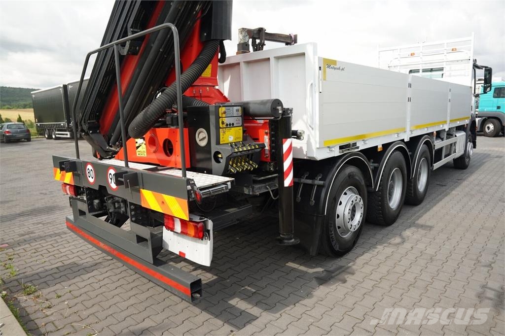 Mercedes-Benz AROCS 3246 / TRIDEM / 8X4 /  SKRZYNIOWY - 7,3 M /  平板栏板货车