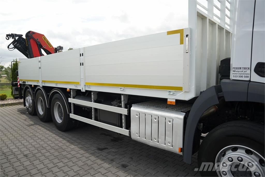 Mercedes-Benz AROCS 3246 / TRIDEM / 8X4 /  SKRZYNIOWY - 7,3 M /  平板栏板货车