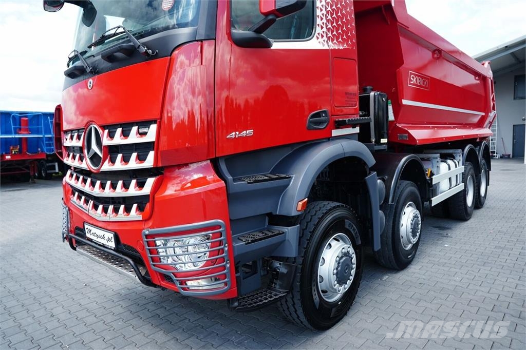 Mercedes-Benz AROCS 4145 / 8x8 / WYWROTKA TYLNOZSYPOWA / SKIBICK Kiperi kamioni