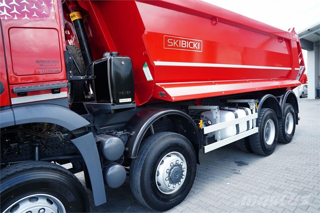 Mercedes-Benz AROCS 4145 / 8x8 / WYWROTKA TYLNOZSYPOWA / SKIBICK Kiperi kamioni