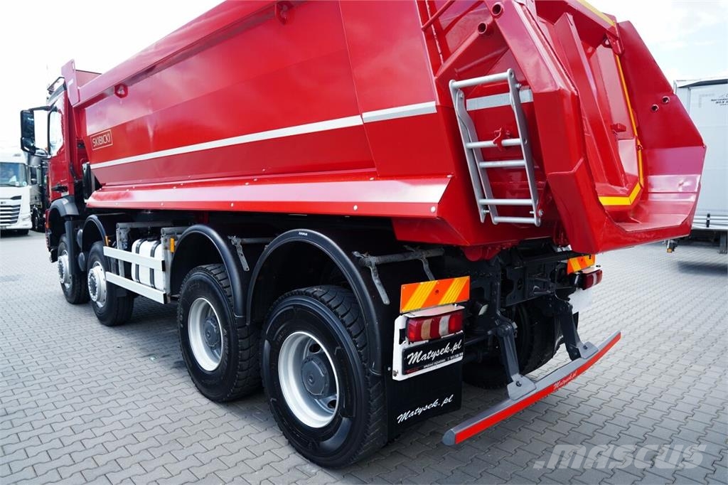 Mercedes-Benz AROCS 4145 / 8x8 / WYWROTKA TYLNOZSYPOWA / SKIBICK Kiperi kamioni