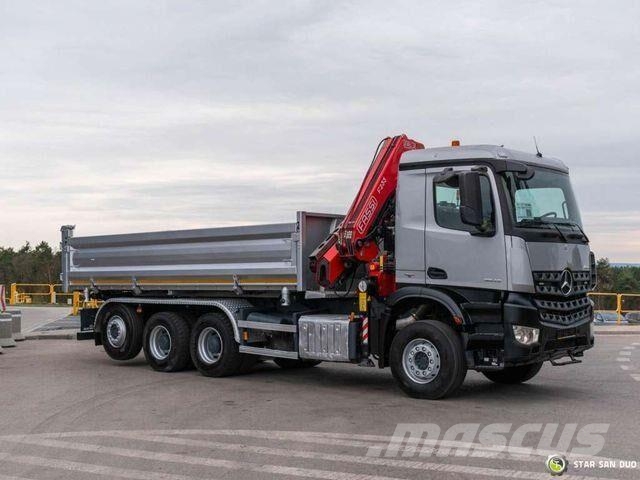 Mercedes-Benz AROCS 3643 8x4 Fassi F235A.2.23 Crane Kipper Bañeras basculantes usadas