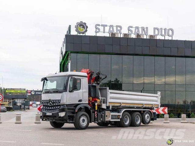 Mercedes-Benz AROCS 3643 8x4 Fassi F235A.2.23 Crane Kipper Bañeras basculantes usadas