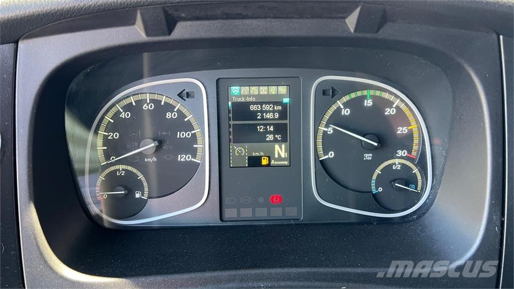 Mercedes-Benz ATEGO 1227 BIG SPACE EURO 6 CURTAIN TILT Camiones de caja de lona