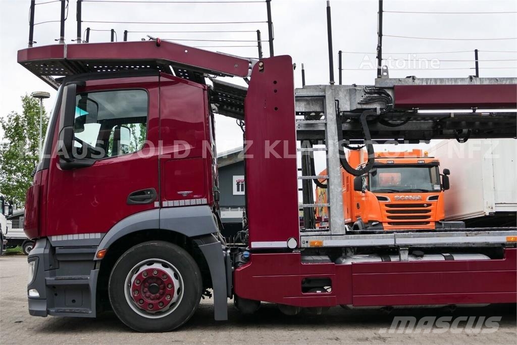 Mercedes-Benz Antos 2443 Vehicle Transporter Truck + Vehicle Tra Camiones portacoches