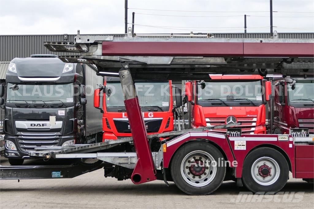 Mercedes-Benz Antos 2443 Vehicle Transporter Truck + Vehicle Tra Camiones portacoches