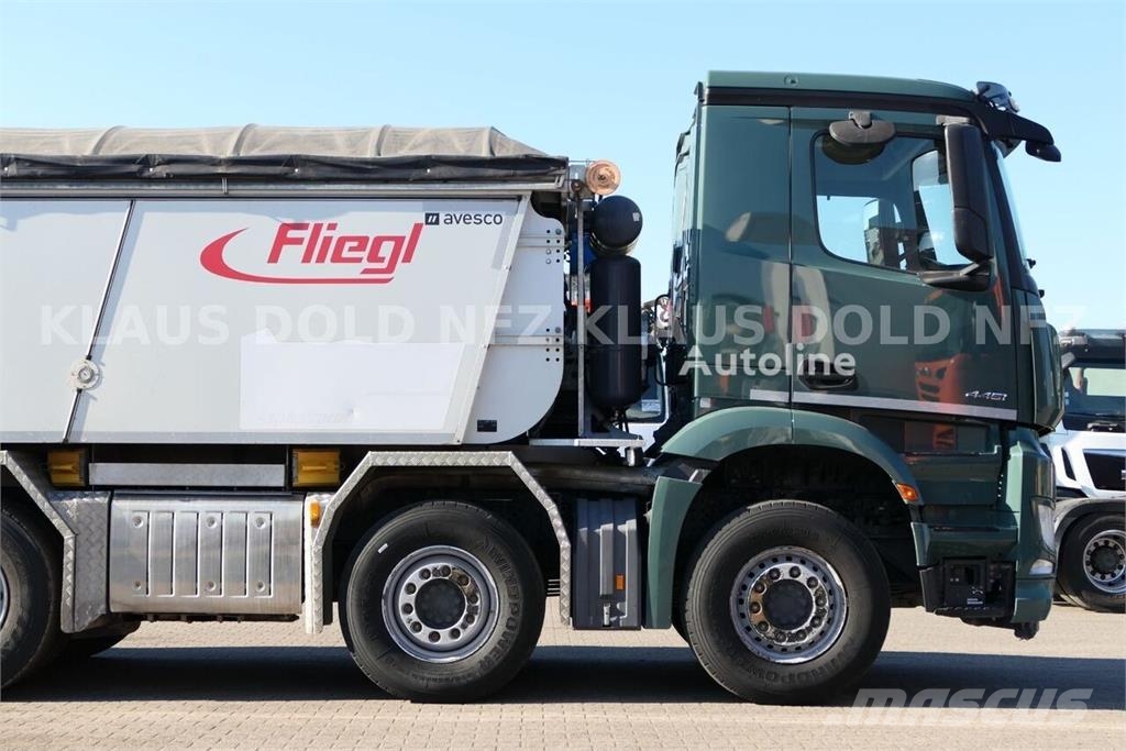 Mercedes-Benz Arocs 4451 / Fliegl Asphalt Tipper Body with Movin Camion benne