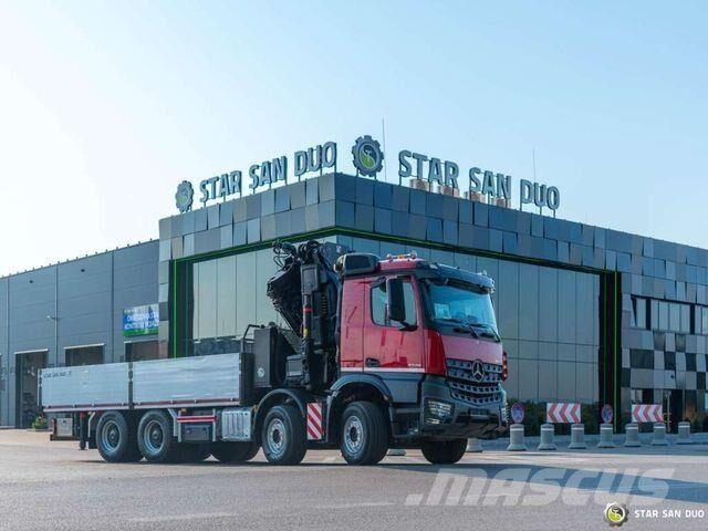 Mercedes-Benz AROCS 3748 8x4 HIAB 548 E-6 Rotator Crane Camiones plataforma