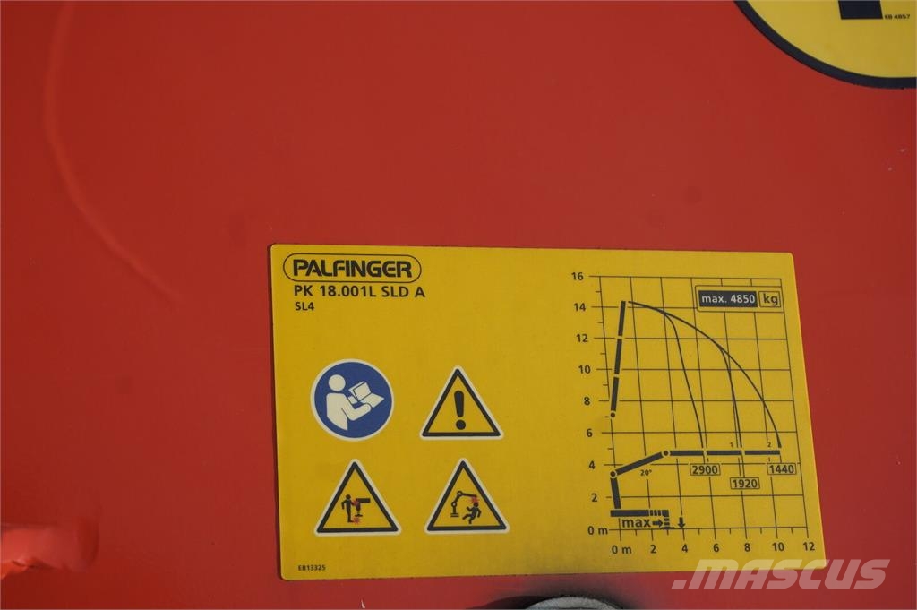 Mercedes-Benz Actros 2545 MP5 / 90 tho. km / Palfinger PK 18.001 Grúas de oruga