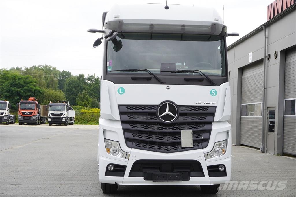 Mercedes-Benz Actros 2545 MP5 / 60 tho. km / Palfinger PK 18.001 شاحنات مسطحة/مفصلية الجوانب