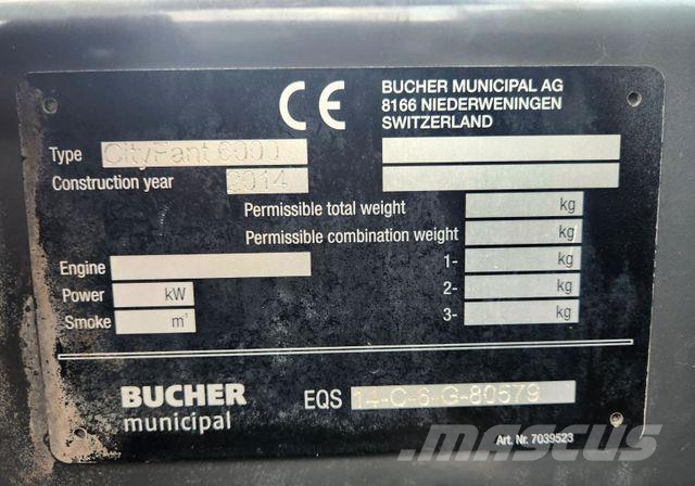 Mercedes-Benz Atego 1524 Euro6 Bucher CityFant 6000 Lakaisukoneet