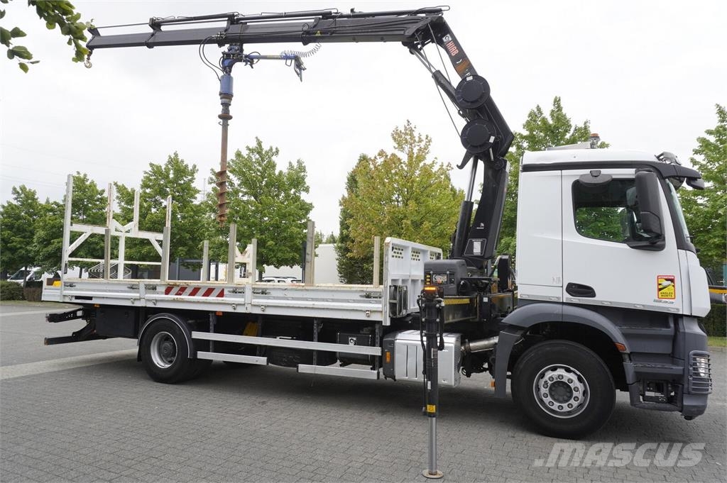 Mercedes-Benz Arocs 1833 4x2 / 60 tho. km! / HIAB X-HIPRO 192 ES Mobilná vrtná súprava