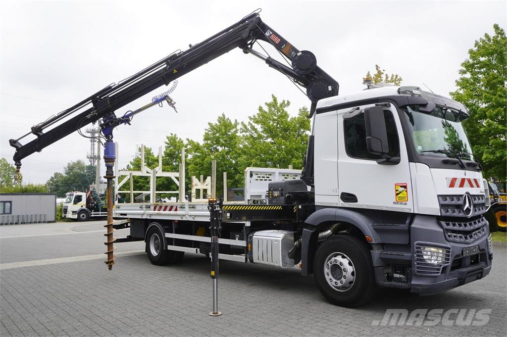 Mercedes-Benz Arocs 1833 4x2 / 60 tho. km! / HIAB X-HIPRO 192 ES Mobilná vrtná súprava