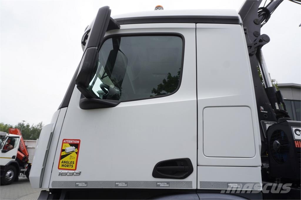 Mercedes-Benz Arocs 1833 4×2 / 60 tho. km! / HIAB X-HIPRO 192 ES Gru cingolate