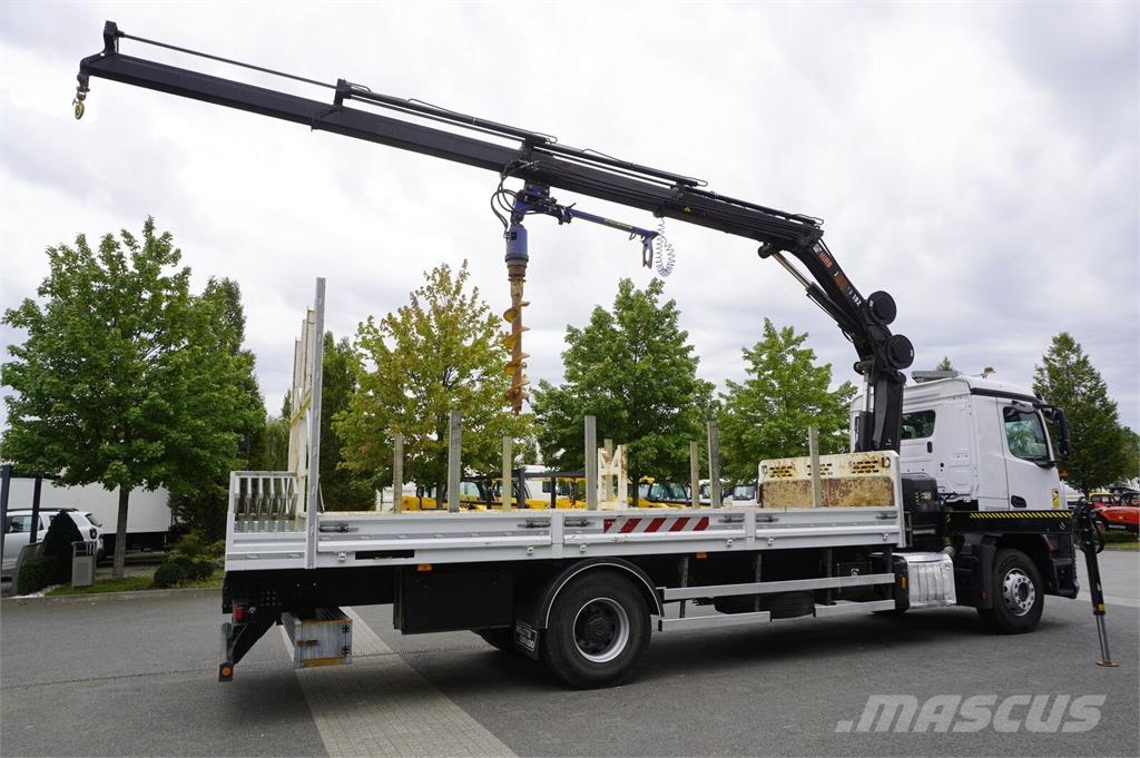 Mercedes-Benz Arocs 1833 4×2 / 50 tho. km! / HIAB X-HIPRO 192 ES رافعات مجنزرة