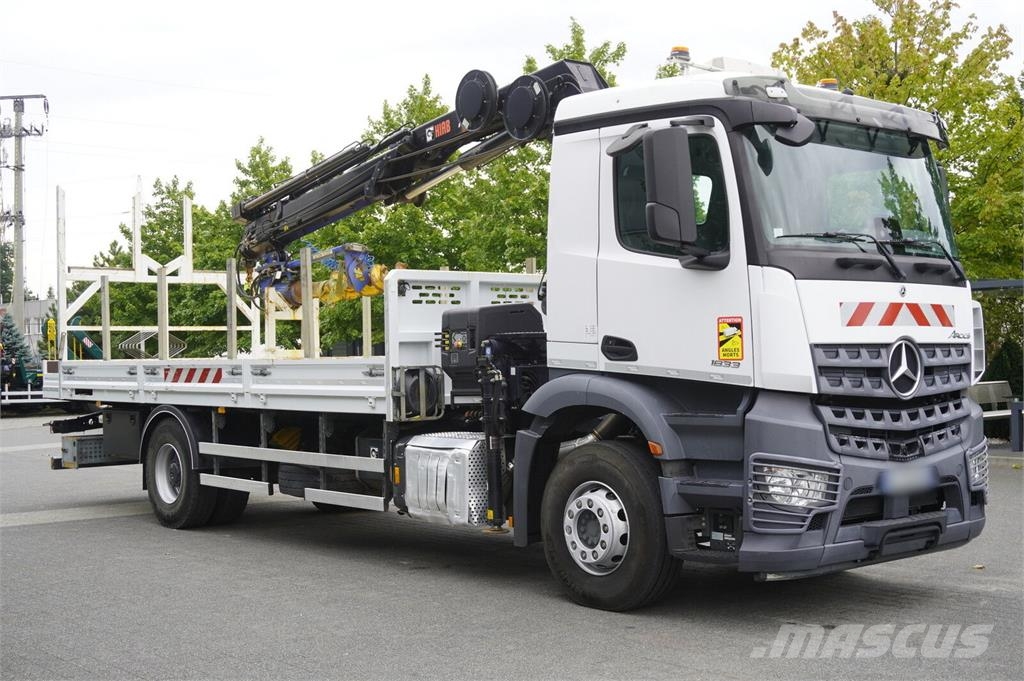 Mercedes-Benz Arocs 1833 4×2 / 50 tho. km! / HIAB X-HIPRO 192 ES رافعات مجنزرة
