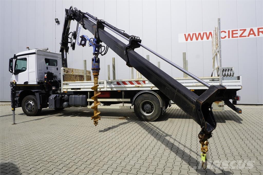 Mercedes-Benz Arocs 1833 4×2 / 50 tho. km! / HIAB X-HIPRO 192 ES رافعات مجنزرة