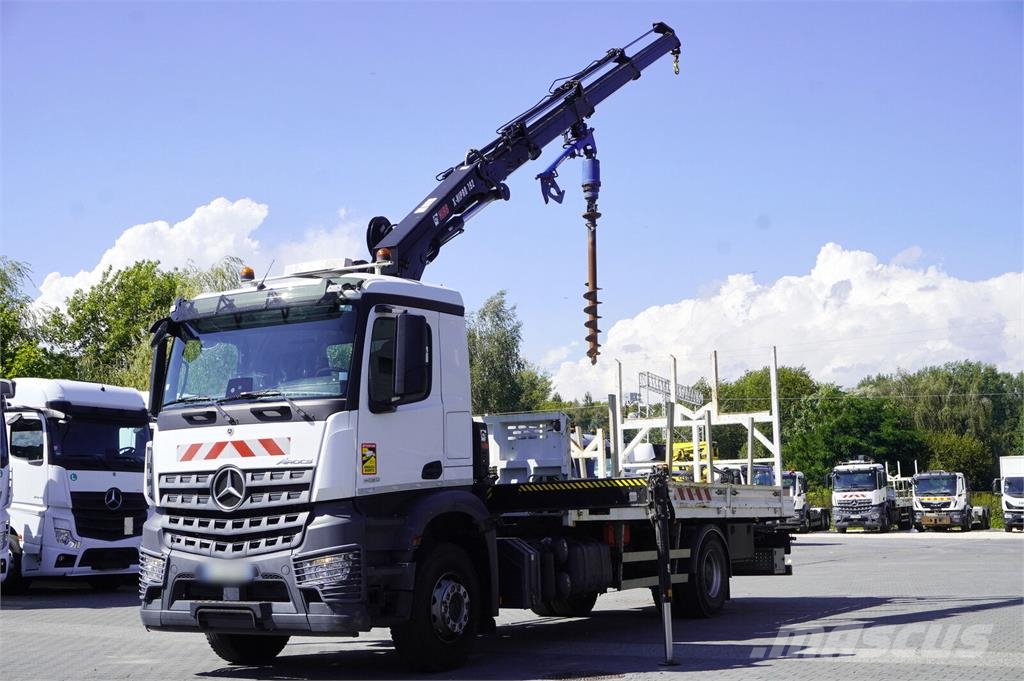 Mercedes-Benz Arocs 1833 4×2 / 50 tho. km! / HIAB X-HIPRO 192 ES Camiones de perforación móvil