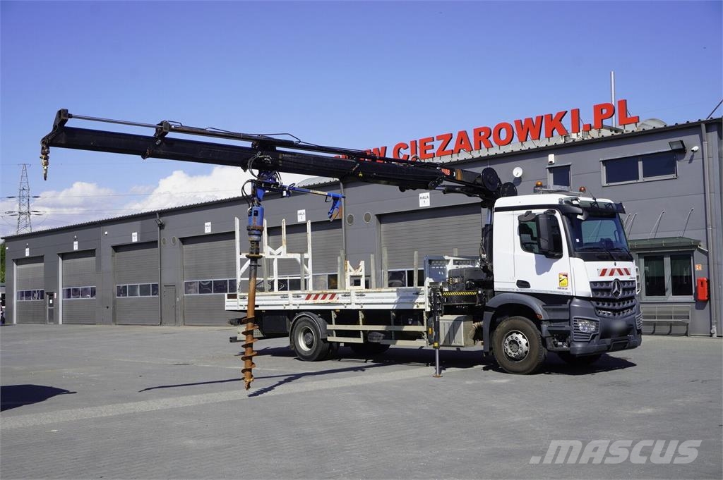 Mercedes-Benz Arocs 1833 4×2 / 50 tho. km! / HIAB X-HIPRO 192 ES Camiones de perforación móvil