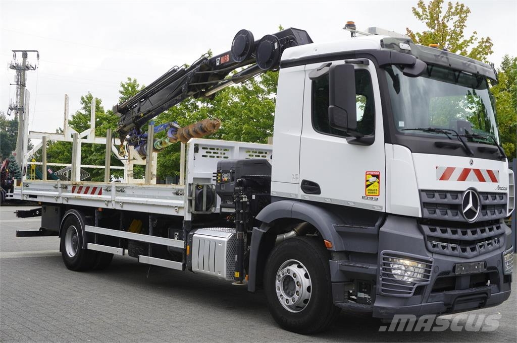 Mercedes-Benz Arocs 1833 4×2 / 50 tho. km! / HIAB X-HIPRO 192 ES Camiones de perforación móvil