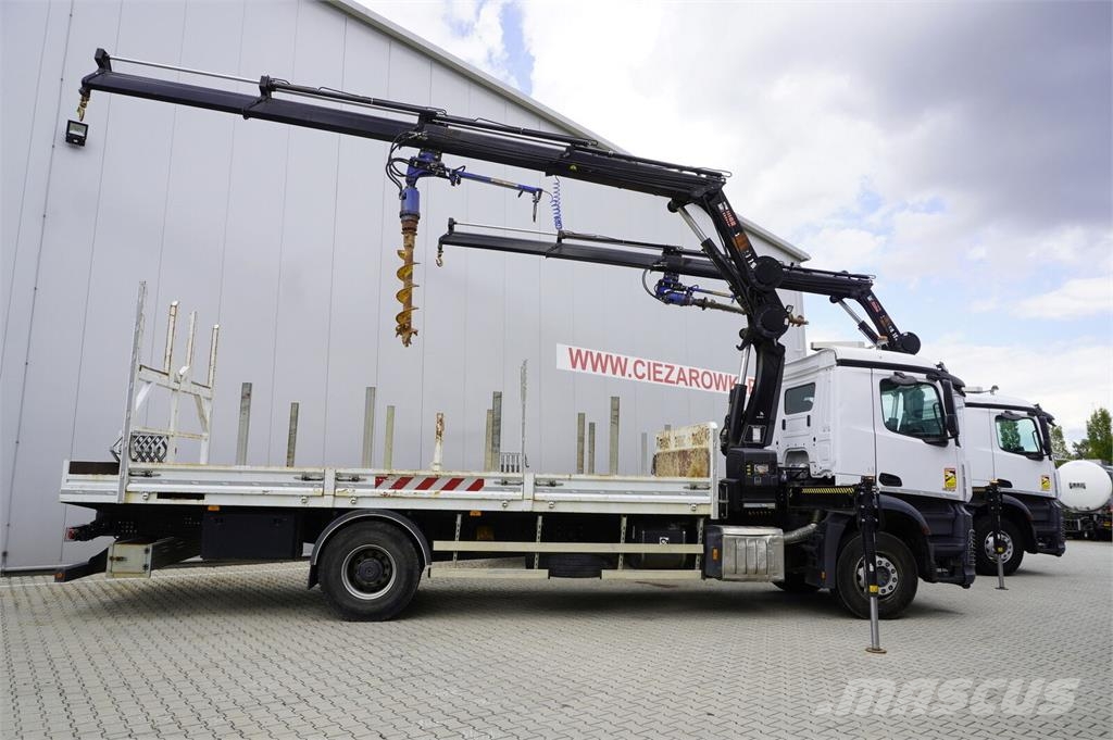 Mercedes-Benz Arocs 1833 4×2 / 50 tho. km! / HIAB X-HIPRO 192 ES Camiones de perforación móvil