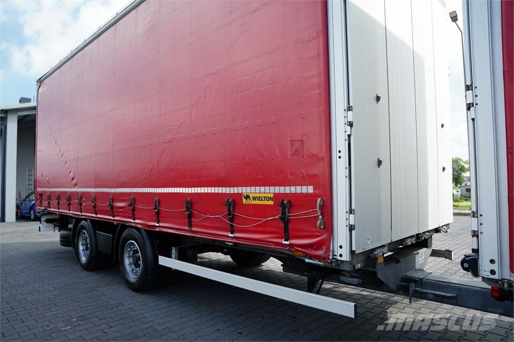 Mercedes-Benz ACTROS 2545 / ZESTAW TANDEM 120 M3 / PRZEJAZDOWY / Camiones de caja de lona