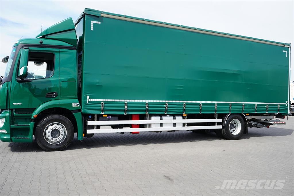 Mercedes-Benz ANTOS / 1833 / ACC / E 6 / FIRANKA + WINDA / 21 PA Curtainsider trucks