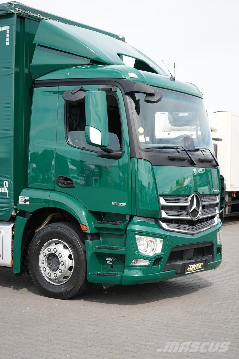 Mercedes-Benz ANTOS / 1833 / ACC / E 6 / FIRANKA + WINDA / 21 PA Curtainsider trucks