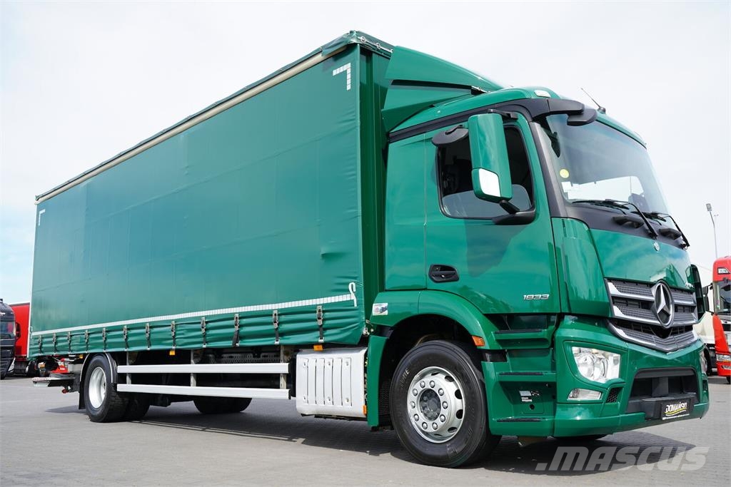 Mercedes-Benz ANTOS / 1833 / ACC / E 6 / FIRANKA + WINDA / 21 PA Curtainsider trucks
