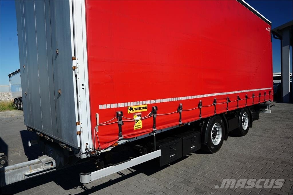 Mercedes-Benz ACTROS 2545 / ZESTAW TANDEM 120 M3 / PRZEJAZDOWY / Pritsche & Plane