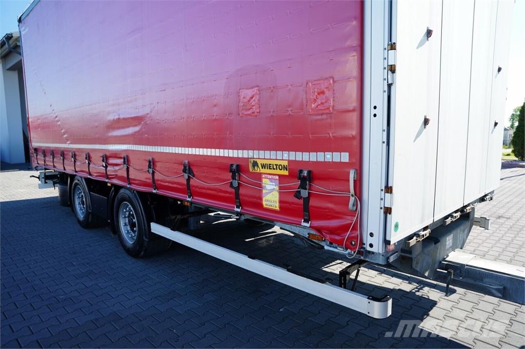 Mercedes-Benz ACTROS 2545 / ZESTAW TANDEM 120 M3 / PRZEJAZDOWY / Pritsche & Plane