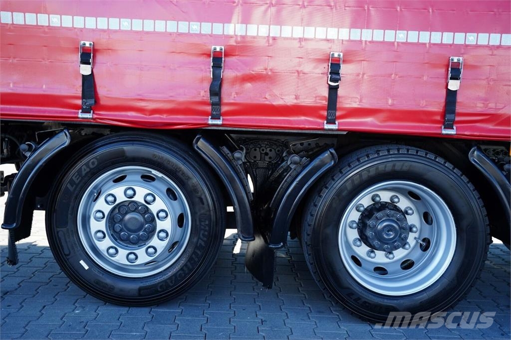 Mercedes-Benz ACTROS 2545 / ZESTAW TANDEM 120 M3 / PRZEJAZDOWY / Pritsche & Plane